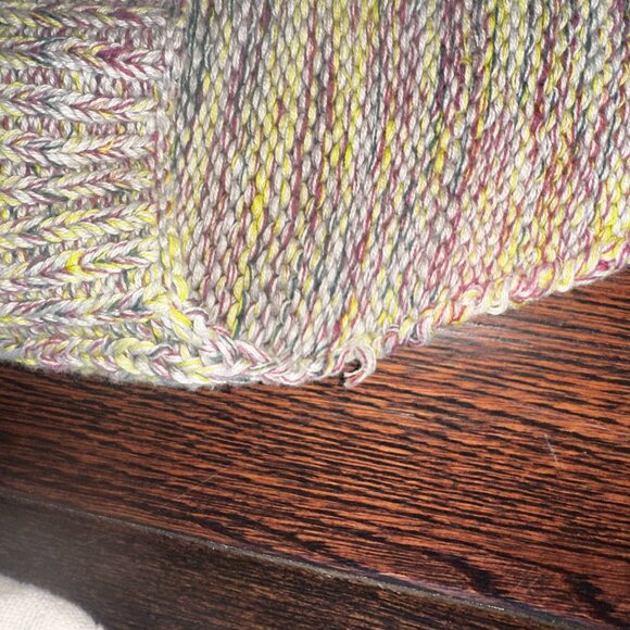 Ecote Hand-Knit Multicolor Racerback Crop Top - Picture 3 of 4